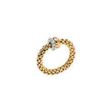 Load image into Gallery viewer, Fope SOLO COLLECTION FLEX&#39;IT RING WITH DIAMOND PAVÉ in extra small