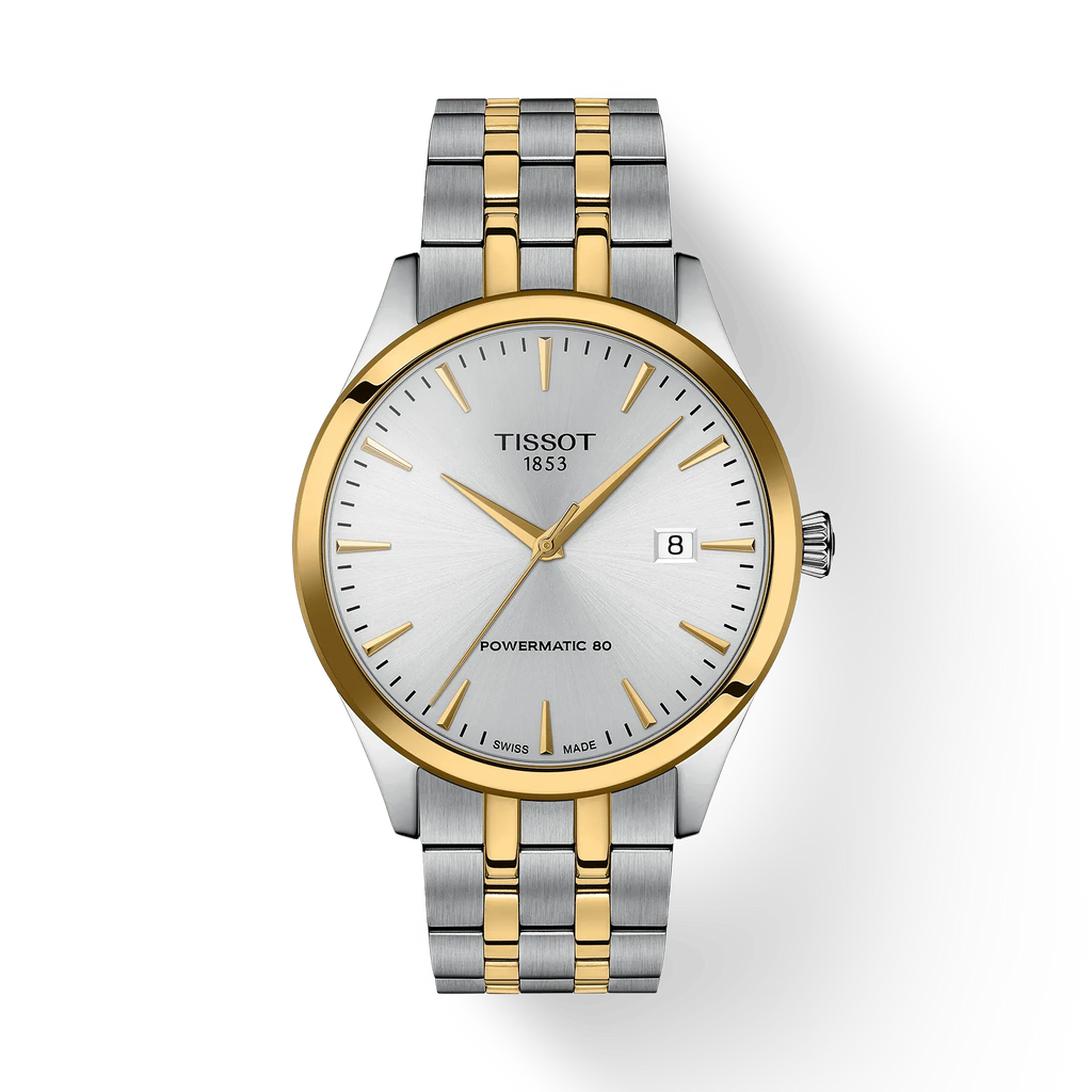 Tissot Classic Dream 40mm Automatic Silver 2 Tones PVD on Bracelet