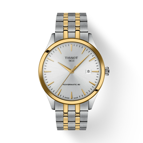 Tissot Classic Dream 40mm Automatic Silver 2 Tones PVD on Bracelet