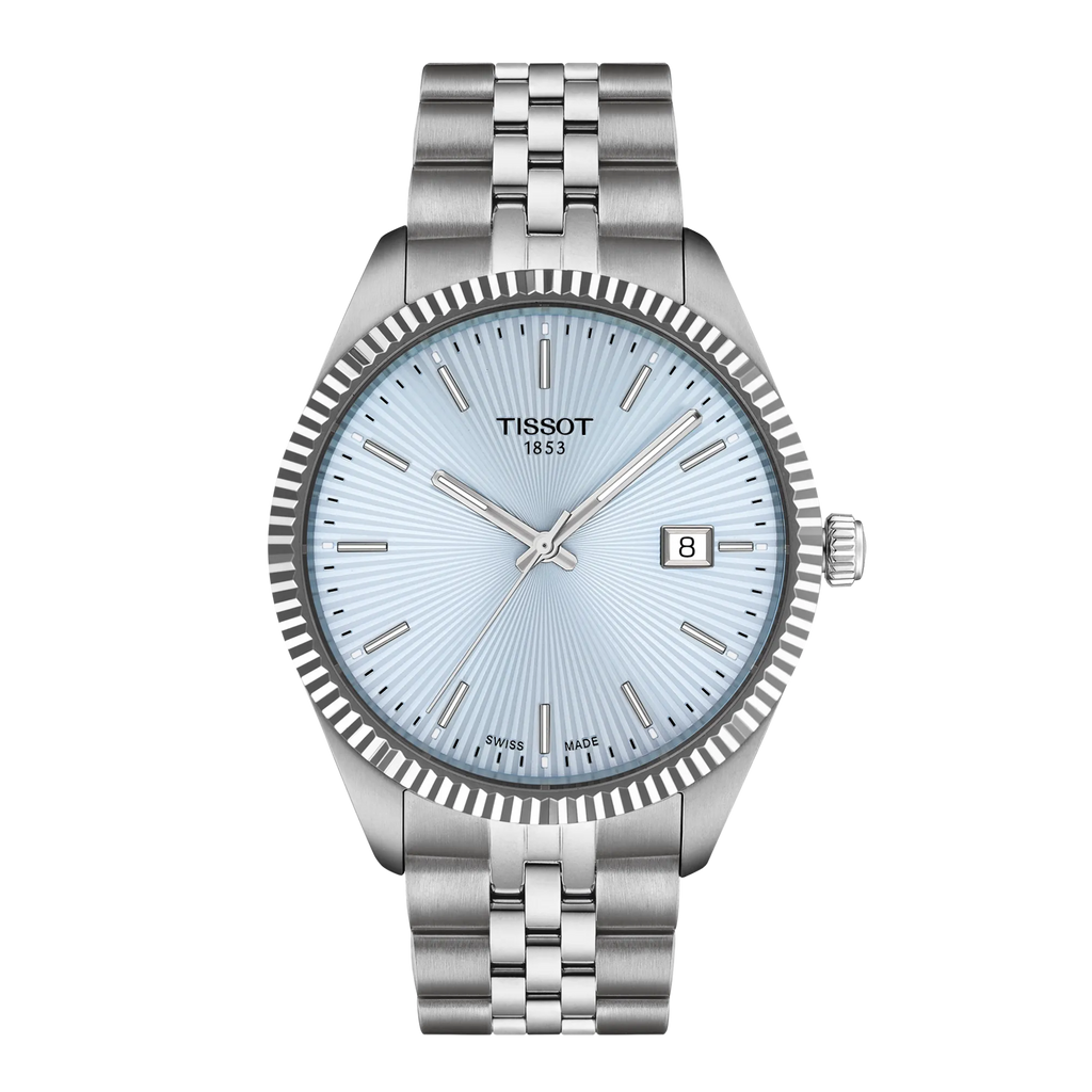 TISSOT BALLADE BLUE QUARTZ ICE BLUE 40mm