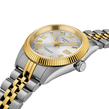 Load image into Gallery viewer, TISSOT BALLADE 30mm SILVER DIAL AUTOMATIC COSC -2 TONES YG PVD