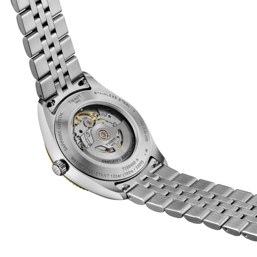 TISSOT BALLADE 39mm SILVER 2 TONE YG AUTOMATIC COSC