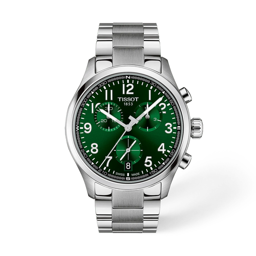 TISSOT CHRONO L 42mm GREEN ON BRACELET