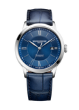 Baume & Mercier Classima 10879 -40mm Automatic Blue Dial on Blue Leather