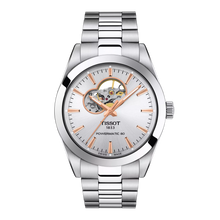 Load image into Gallery viewer, Tissot Gentleman Powermatic 80 Open Heart Silver
