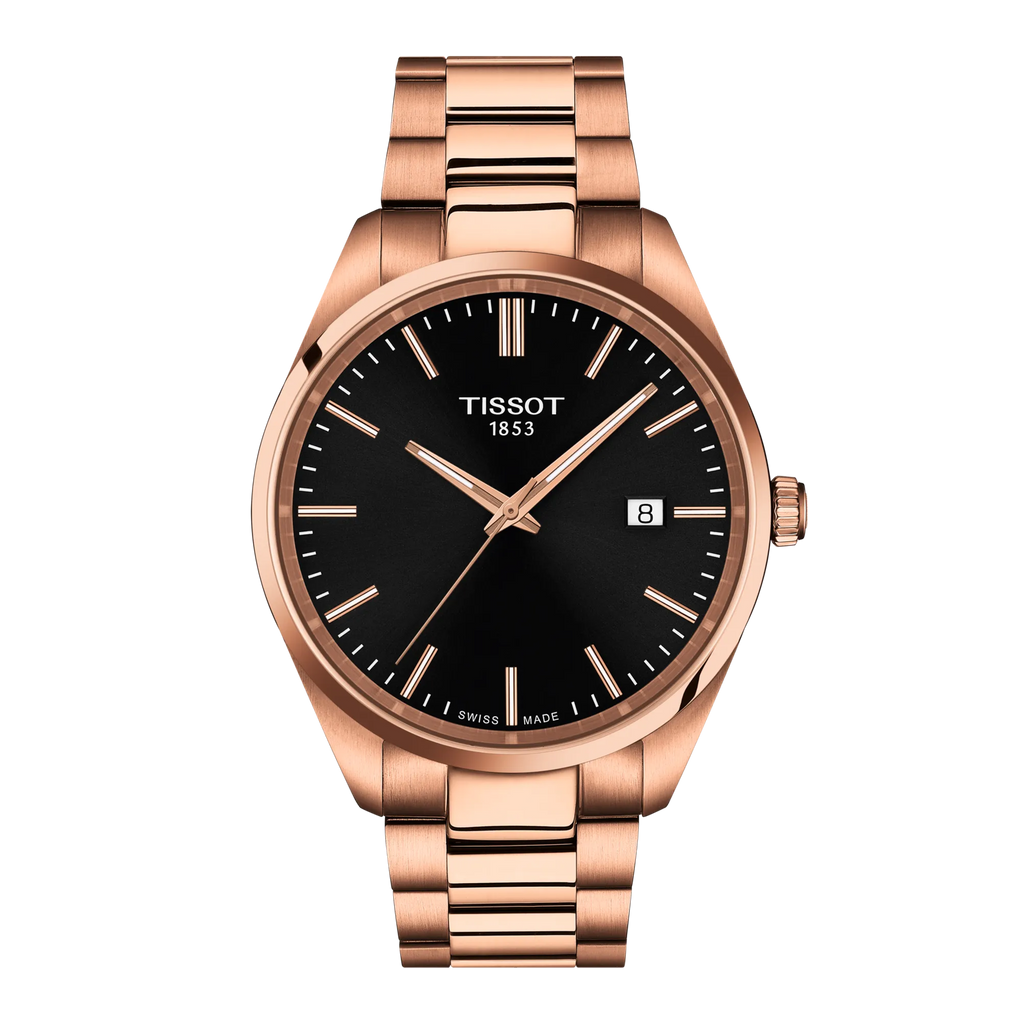 TISSOT PR 100 BLACK ROSE GOLD PVD 40MM QUARTZ