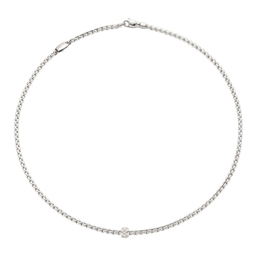 Fope EKA COLLECTION NECKLACE WITH RHOMBUS-SET DIAMONDS