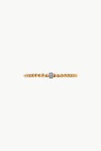 Load image into Gallery viewer, Fope Eka Yellow Gold Bracelet with White Gold and Diamond Pave Small