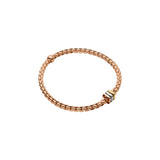 Fope Eka ROSE Gold Bracelet with Diamonds in MEDIUM size