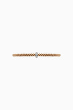 Load image into Gallery viewer, Fope Prima Rose Gold Bracelet with White  Gold Diamond rondels