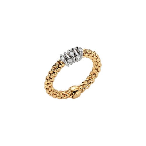 Fope Prima Yellow Gold Ring in medium