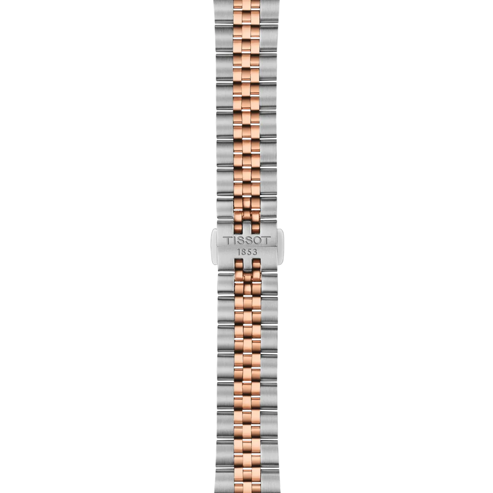 TISSOT BALLADE BLUE DIAL QUARTZ 34mm 2 TONES RG