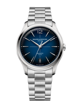 Load image into Gallery viewer, Baume &amp; Mercier Clifton Blue on Bracelet 10792