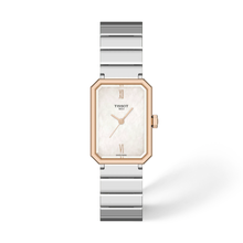 Load image into Gallery viewer, Tissot SRV White Dial Rose Gold PVD on Bracelet -30 x 21.8mm
