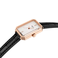 Load image into Gallery viewer, Tissot SRV White Dial Rose Gold PVD on Leather 30 x 21.8mm