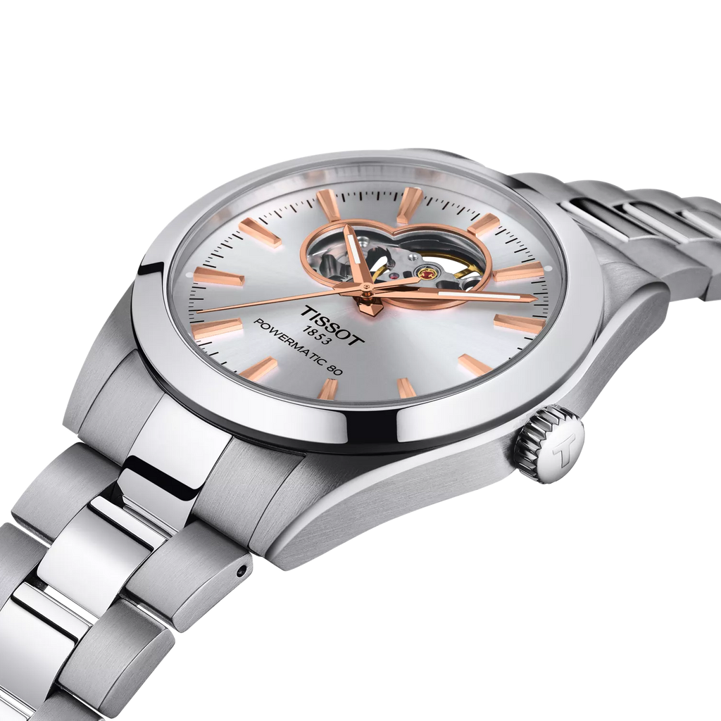 Tissot Gentleman Powermatic 80 Open Heart Silver