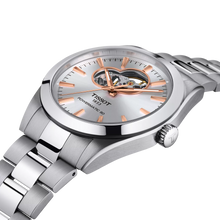 Load image into Gallery viewer, Tissot Gentleman Powermatic 80 Open Heart Silver