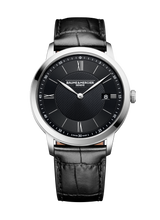 Load image into Gallery viewer, Baume &amp; Mercier Classima 10881 -40mm Quartz Black dial on black leather