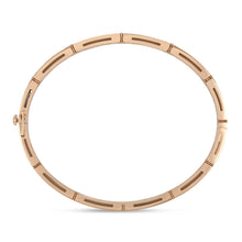 Load image into Gallery viewer, Roberto Coin Love In Verona Bangle with Turquoise Enamel &amp; Diamonds in 18k rose gold