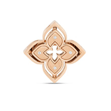 Load image into Gallery viewer, Roberto Coin Venetian Princess Ring in 18k rose gold with Chrysophase