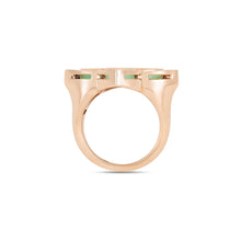 Load image into Gallery viewer, Roberto Coin Venetian Princess Ring in 18k rose gold with Chrysophase