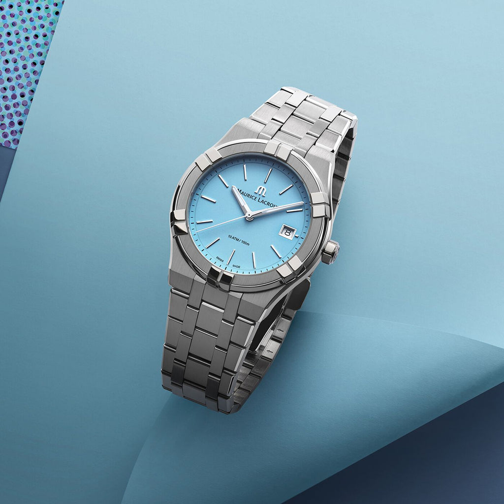 Maurice Lacroix AIKON QUARTZ COLOURS SPECIAL EDITION LIGHT BLUE 40mm