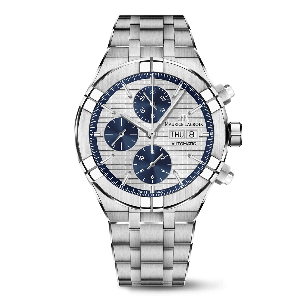 Maurice Lacroix Aikon Automatic Chronograph Silver Panda Dial