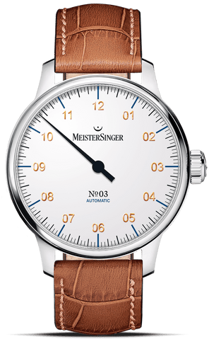 MeisterSinger No3 White Dial