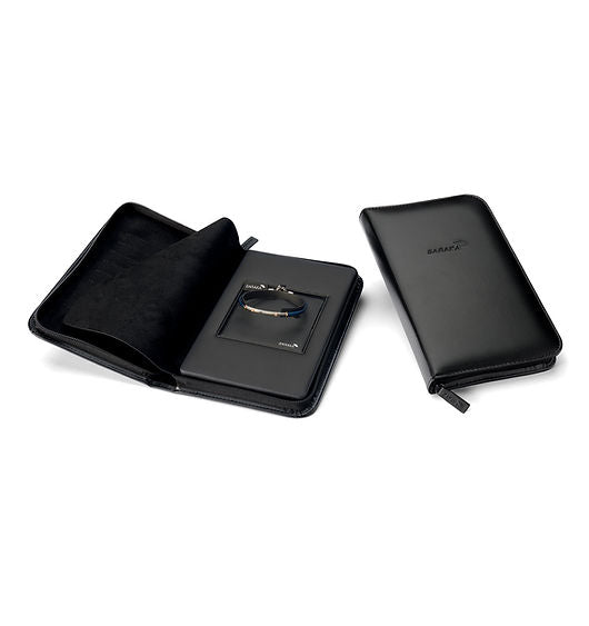 Baraka 316L Bracelet -Steel Blue PVD/ RG/ White Diamonds