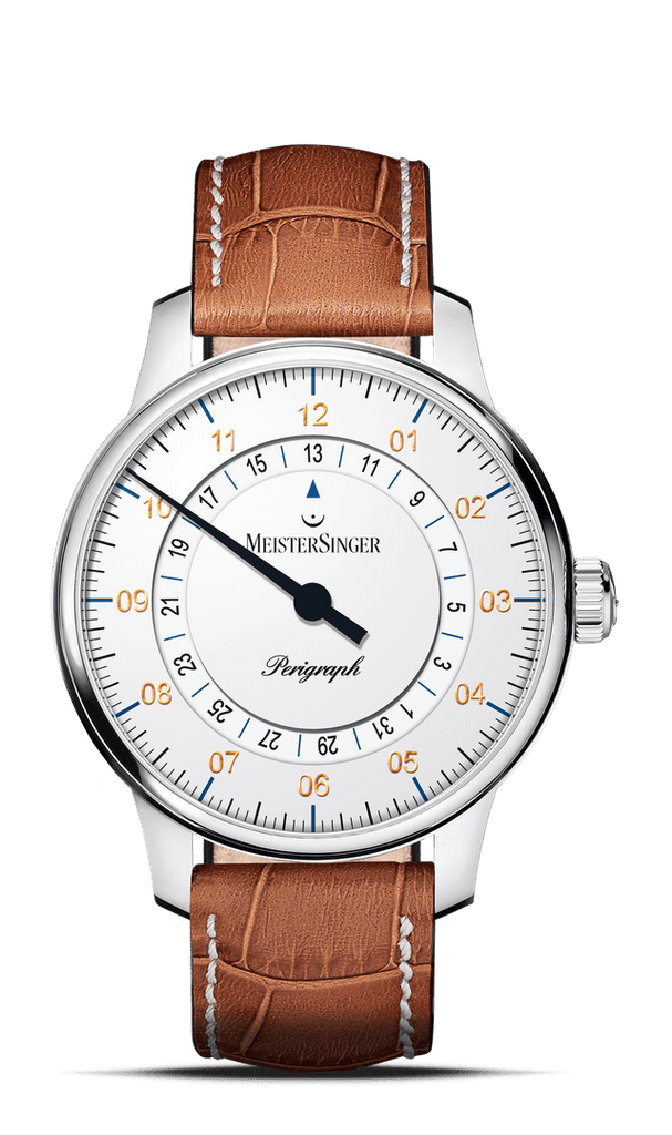 MeisterSinger Perigraph 38mm -White and Gold