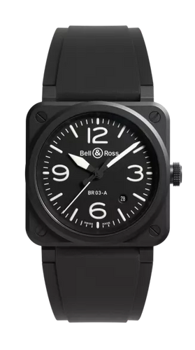 BELL & ROSS BR 03A BLACK MATTE 41mm