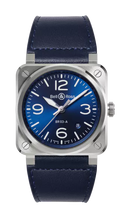 Load image into Gallery viewer, BELL &amp; ROSS BR 03A BLUE STEEL 41mm