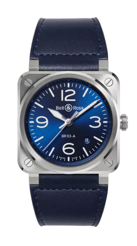 BELL & ROSS BR 03A BLUE STEEL 41mm