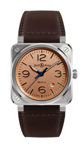 BELL & ROSS BR 03A COPPER STEEL 41mm