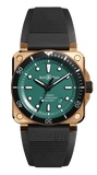 BELL & ROSS BR 03-92 DIVER BRONZE BLACK & GREEN LIMITED EDITION