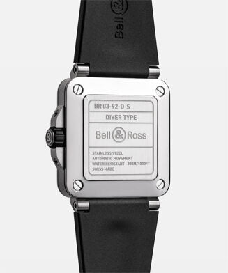 BELL & ROSS BR 03 DIVER BLACK STEEL