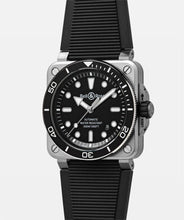 Load image into Gallery viewer, BELL &amp; ROSS BR 03 DIVER BLACK STEEL