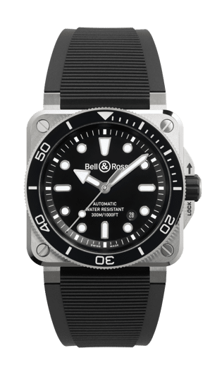 BELL & ROSS BR 03 DIVER BLACK STEEL