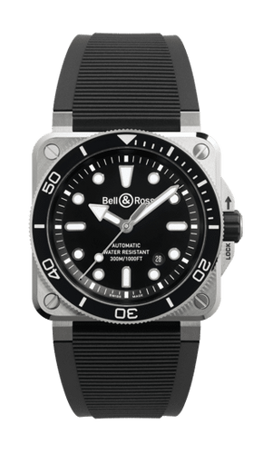 BELL & ROSS BR 03 DIVER BLACK STEEL