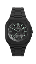 Load image into Gallery viewer, BELL &amp; ROSS BR 05 SKELETON BLACK LUM CERAMIC LIMITED EDITION