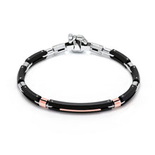 Load image into Gallery viewer, Baraka Discovery Bracelet -Steel/ RG/ White Diamonds