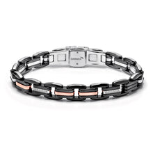 Load image into Gallery viewer, Baraka Explore Bracelet -Steel/ Ceramic/ RG/ White Diamonds