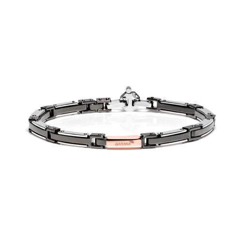 Baraka Explore Bracelet -Steel/ PVD Steel/ RG/ White Diamonds
