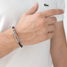 Load image into Gallery viewer, Baraka 316L Bracelet -Steel Blue PVD/ RG/ Black Diamonds