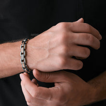 Load image into Gallery viewer, Baraka Explore Bracelet -Steel/ Ceramic/ RG/ White Diamonds