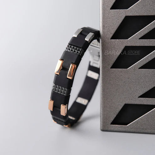 Baraka Fiber Bracelet -Rubber/ Steel/ RG/ Silver/ Carbon Fiber