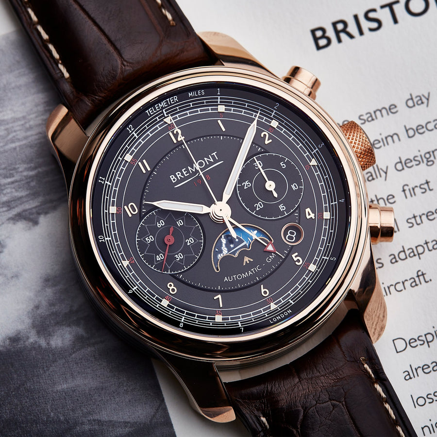 Bremont Limited Edition 1918 -18k Rose Gold -027/75