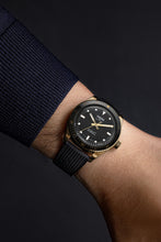 Load image into Gallery viewer, Skindiver Nautique - Bronze &amp; Black with Black Carbon Leather Strap