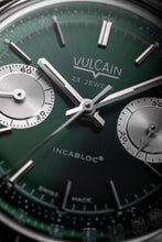 Load image into Gallery viewer, Chronograph 70&#39;s - Green Limited Edition with Brown Plain Strap