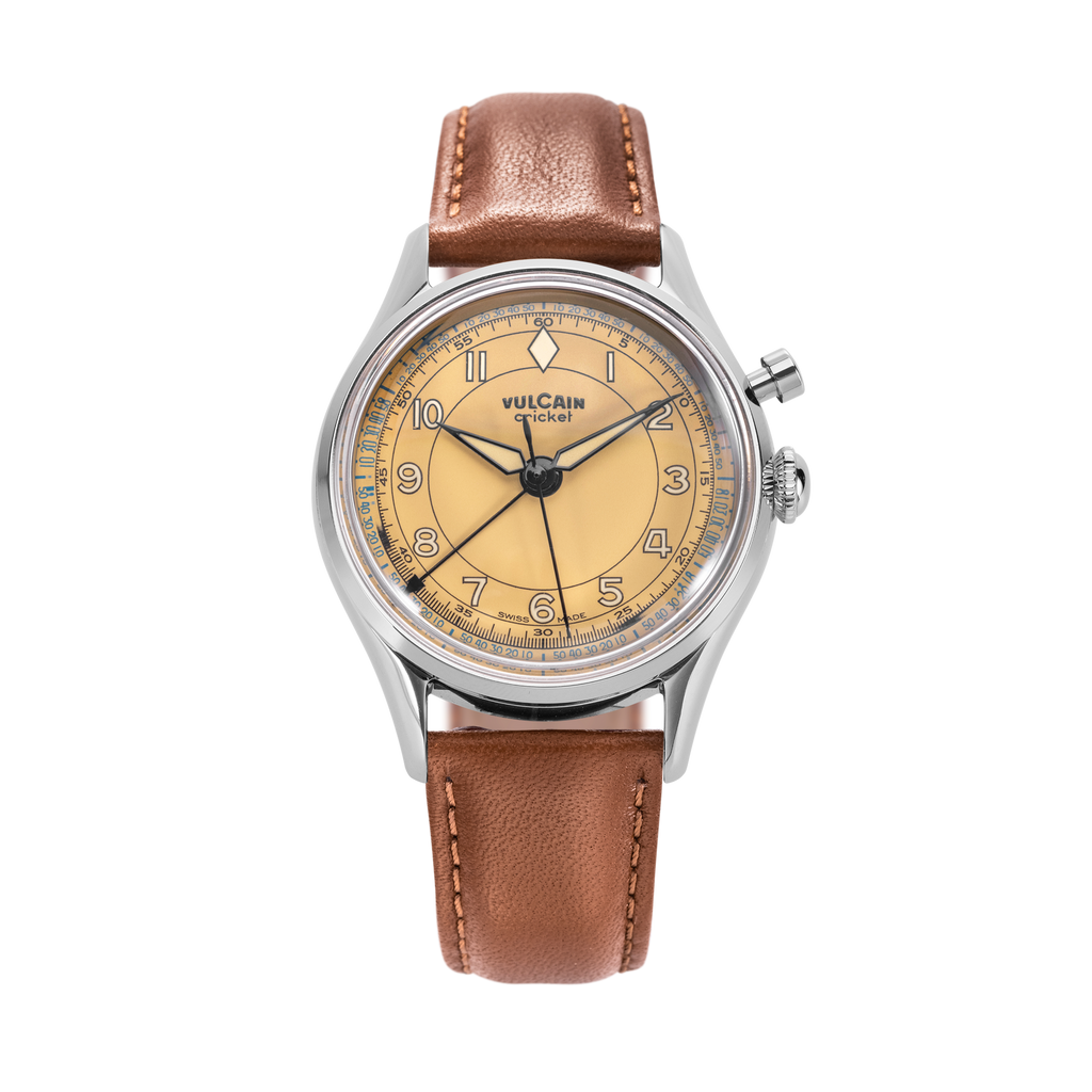 Cricket Classique 36 mm - Khaki Brown on Brown Leather